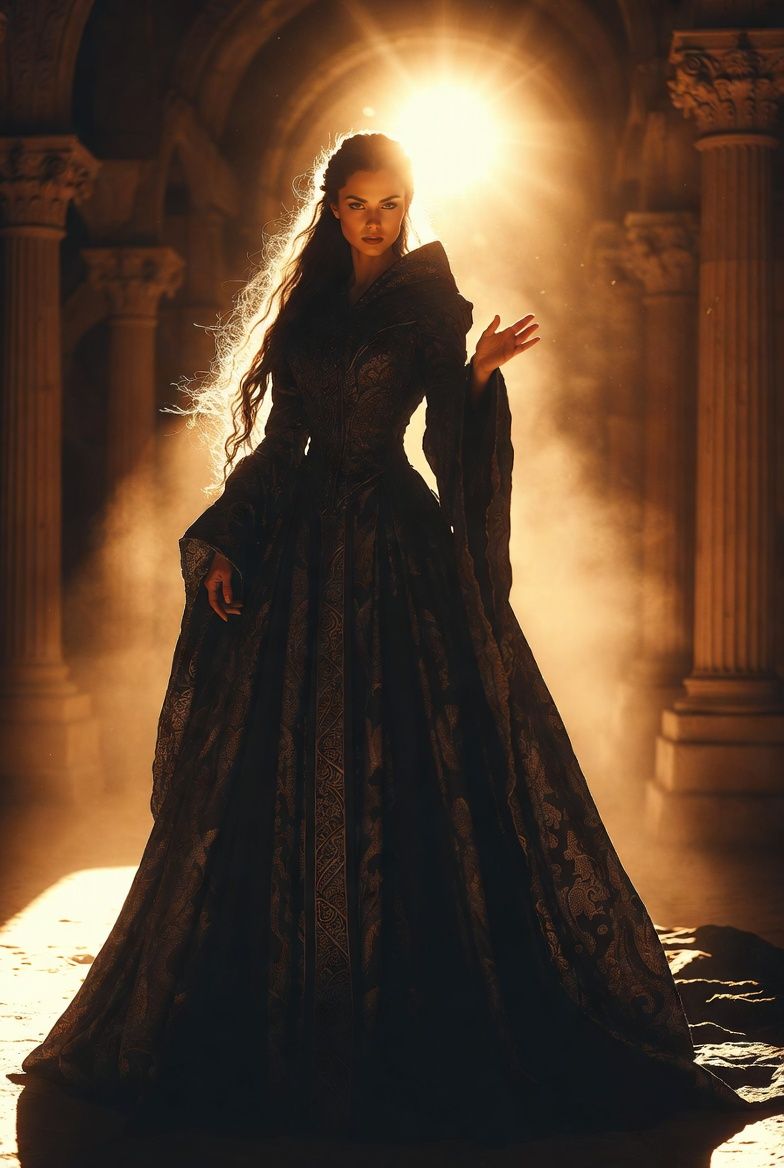 illustrations-fantasy-sorcery · beautiful · sorceress · helmut
