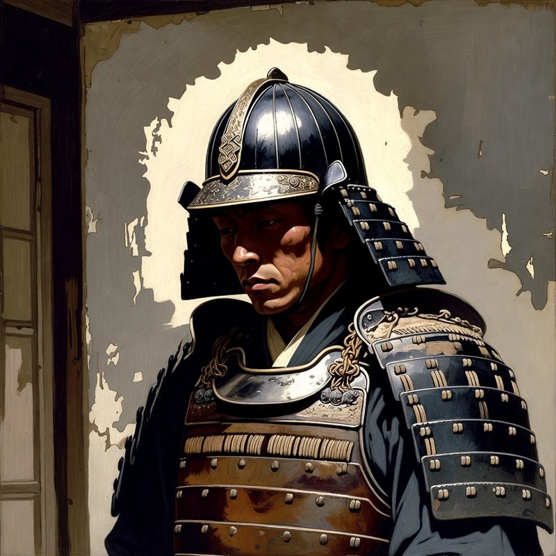 photos-sports-editorial · Norman Rockwell Style — Samurai