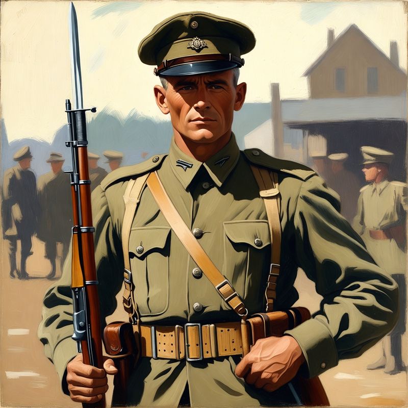 photos-sports-editorial · Norman Rockwell Style — Soldier
