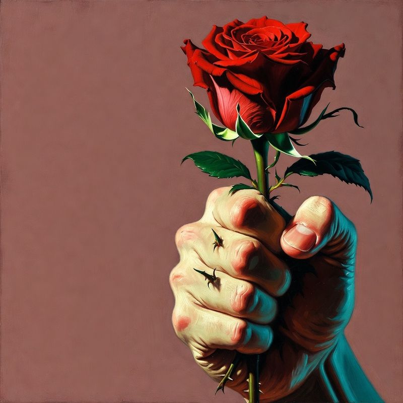 artistic-general · Rose Through the Fist