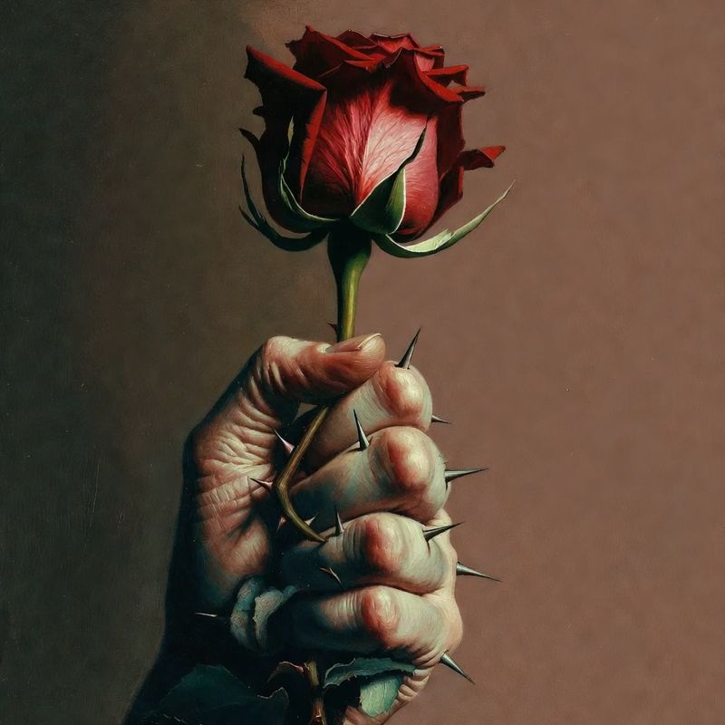 artistic-general · Rose Through the Fist