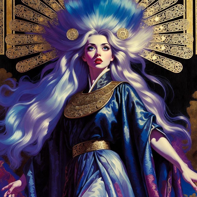 photos-sports-editorial · Norman Rockwell Style — Samurai Queen