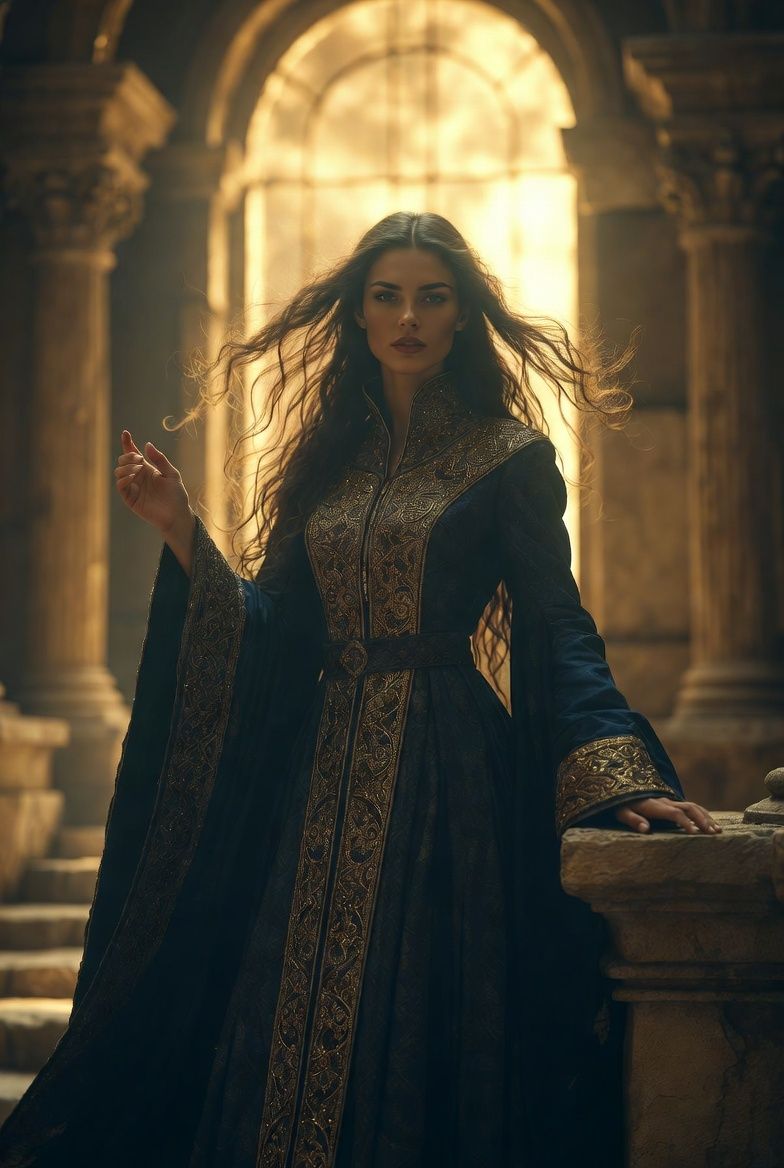 illustrations-fantasy-sorcery · beautiful · sorceress · helmut