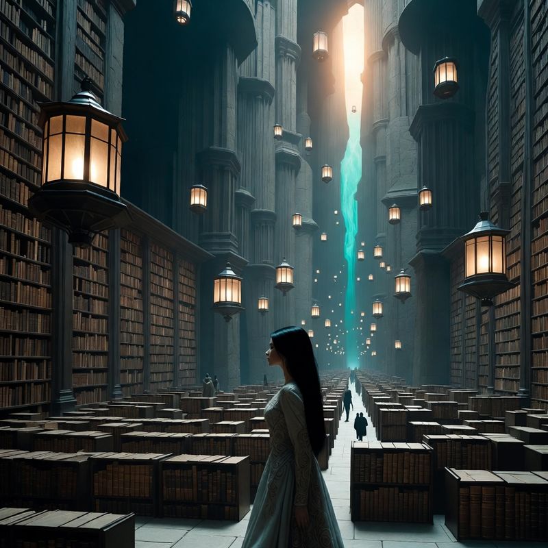 illustrations-fantasy-royalty · Elegant Woman With Raven Black Hair Standing Inside