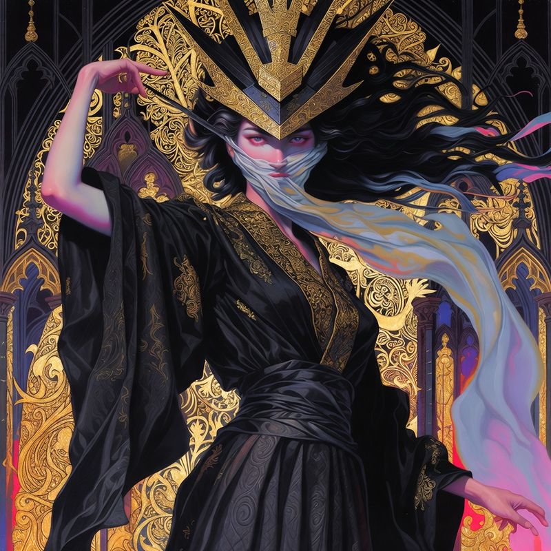 photos-sports-editorial · Norman Rockwell Style — Samurai Queen