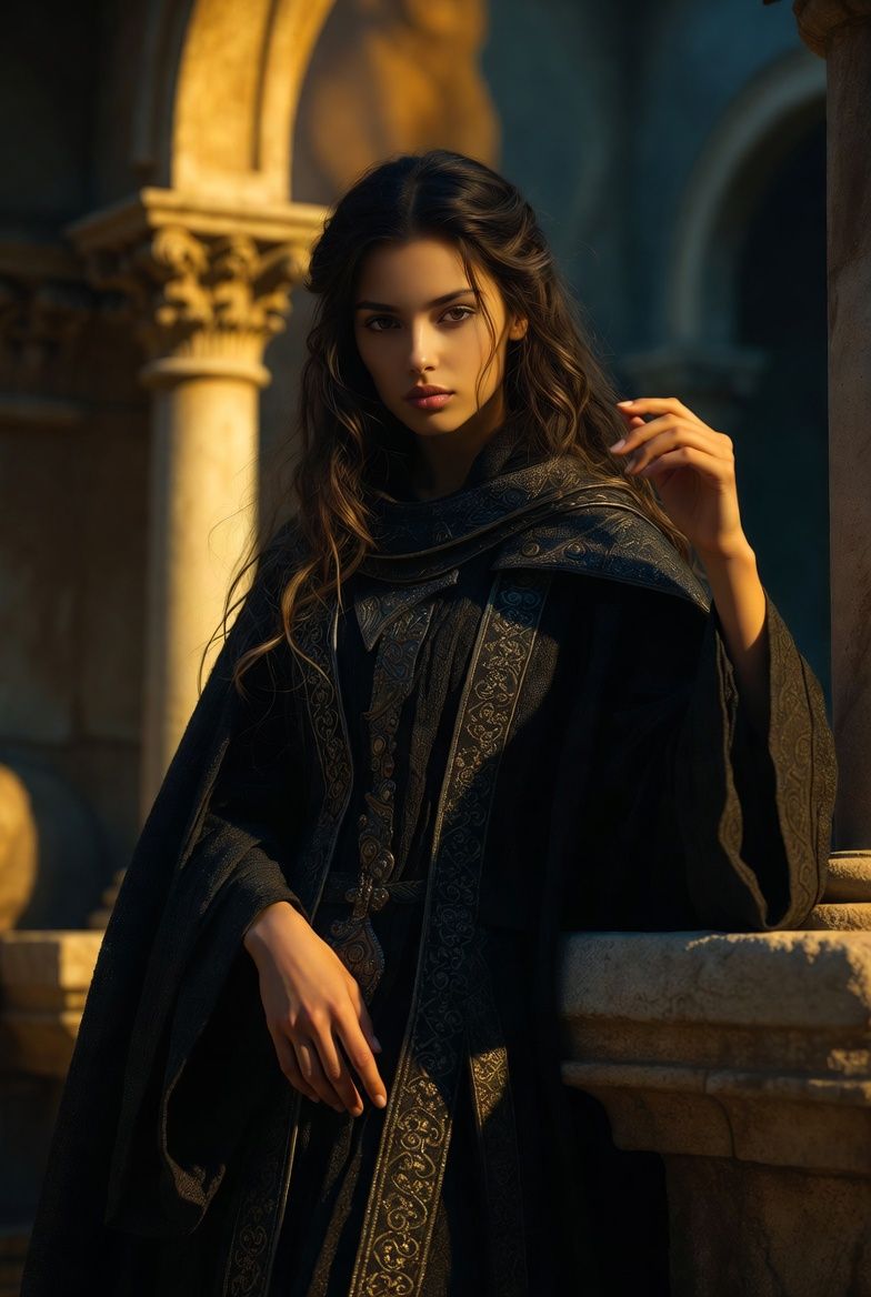 illustrations-fantasy-sorcery · beautiful · sorceress · helmut