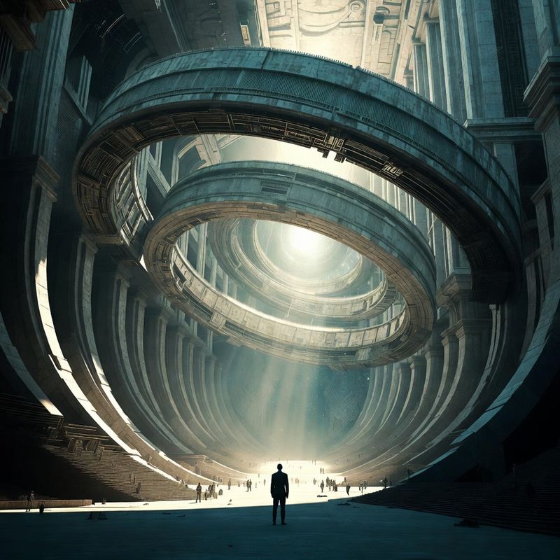 illustrations-landscape · Celestial Observatory Built By Ancient Star Mages Enormous