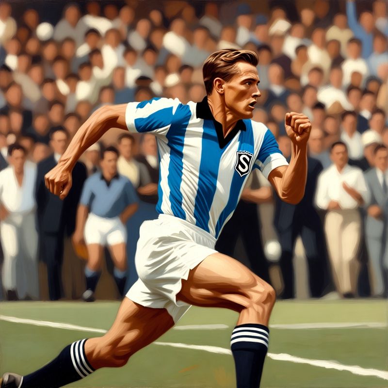 photos-sports-editorial · Norman Rockwell Style — Soccer Player