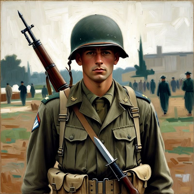 photos-sports-editorial · Norman Rockwell Style — Soldier