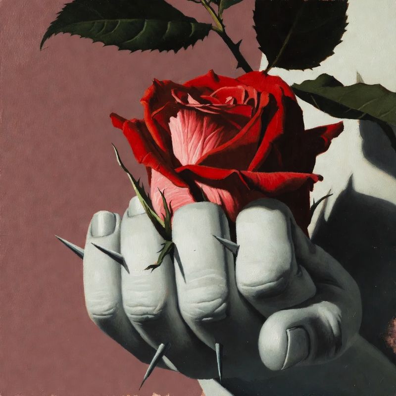 artistic-general · Rose Through the Fist