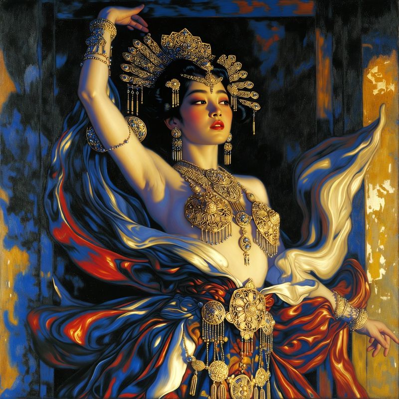 photos-sports-editorial · Norman Rockwell Style — Samurai Queen