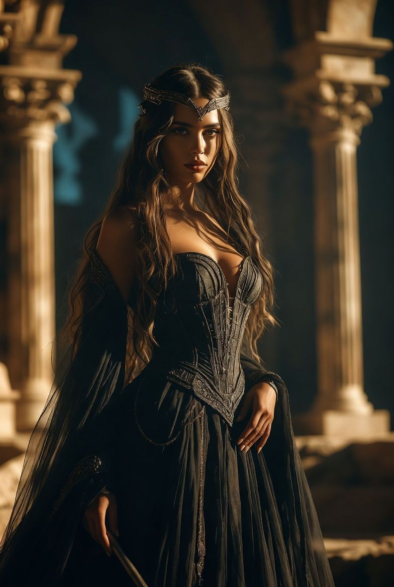 illustrations-fantasy-sorcery · beautiful · sorceress · helmut