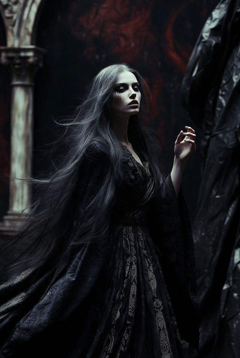 illustrations-fantasy-sorcery · beautiful · sorceress · helmut