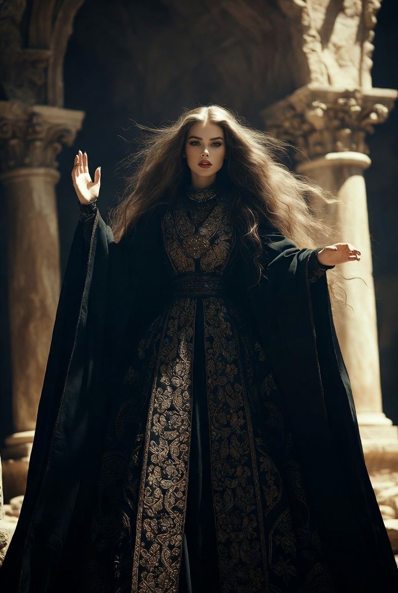 illustrations-fantasy-sorcery · beautiful · sorceress · helmut