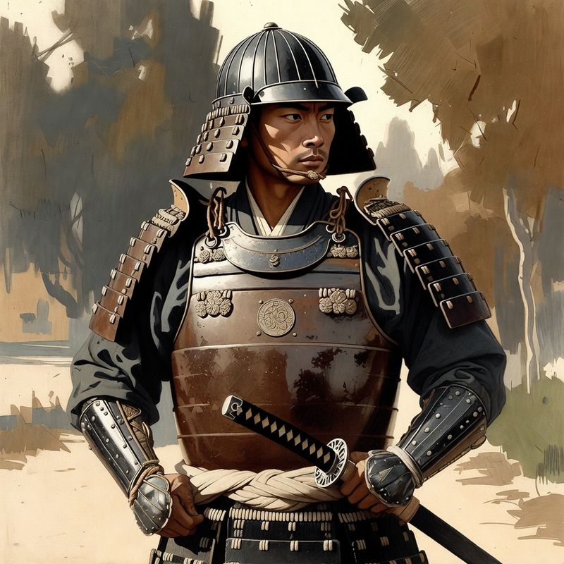 photos-sports-editorial · Norman Rockwell Style — Samurai