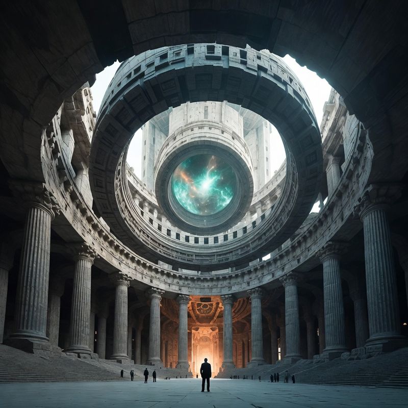 illustrations-landscape · Celestial Observatory Built By Ancient Star Mages Enormous