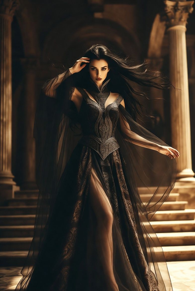 illustrations-fantasy-sorcery · beautiful · sorceress · helmut