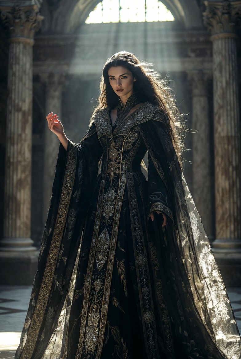 illustrations-fantasy-sorcery · beautiful · sorceress · helmut