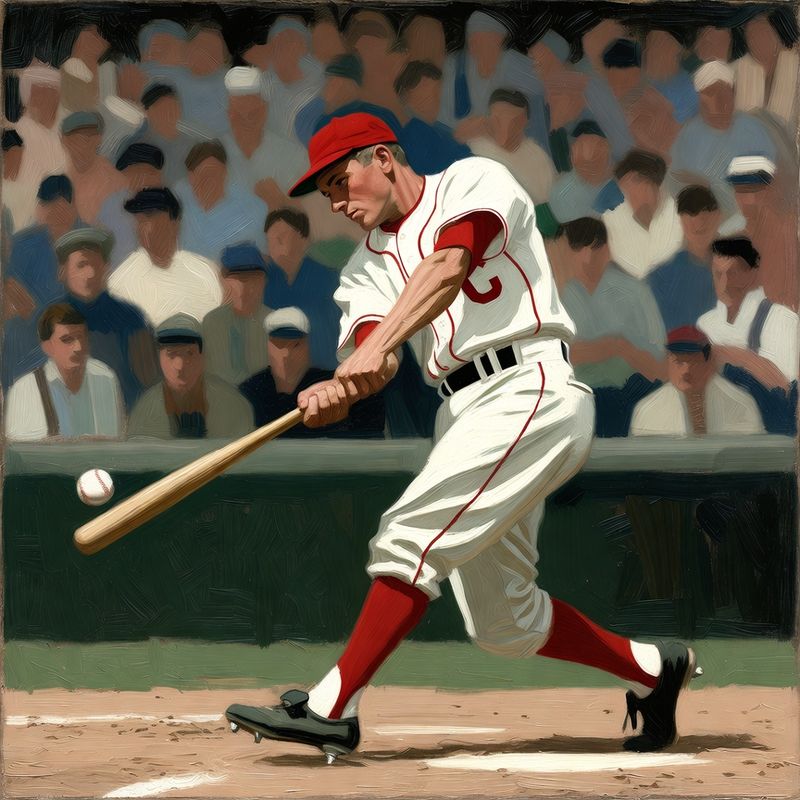 photos-sports-editorial · Norman Rockwell Style — Baseball Player
