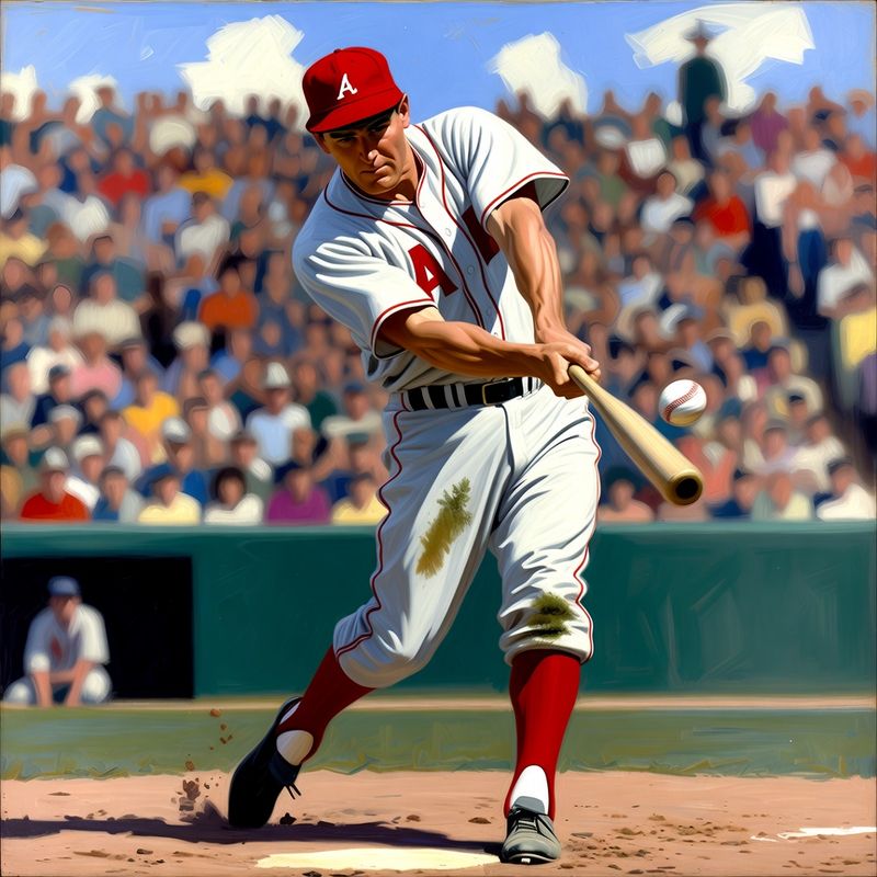 photos-sports-editorial · Norman Rockwell Style — Baseball Player