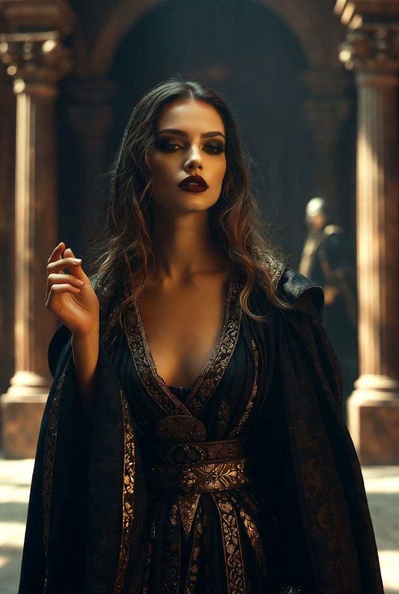 illustrations-fantasy-sorcery · beautiful · sorceress · helmut