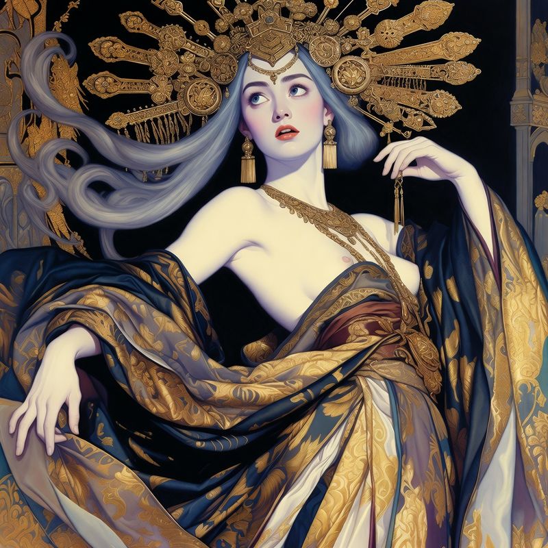 photos-sports-editorial · Norman Rockwell Style — Samurai Queen