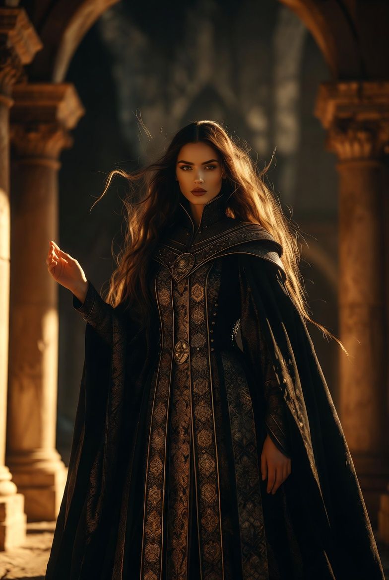 illustrations-fantasy-sorcery · beautiful · sorceress · helmut