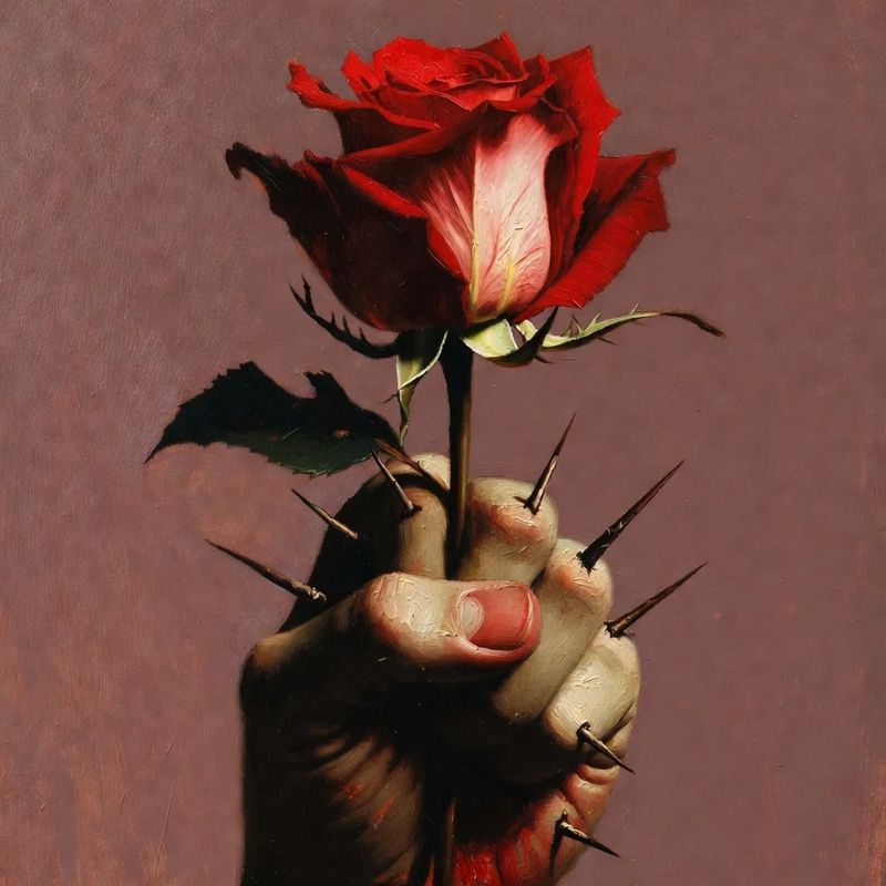 artistic-general · Rose Through the Fist