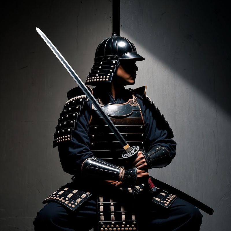 photos-sports-editorial · Helmut Newton Style — Samurai