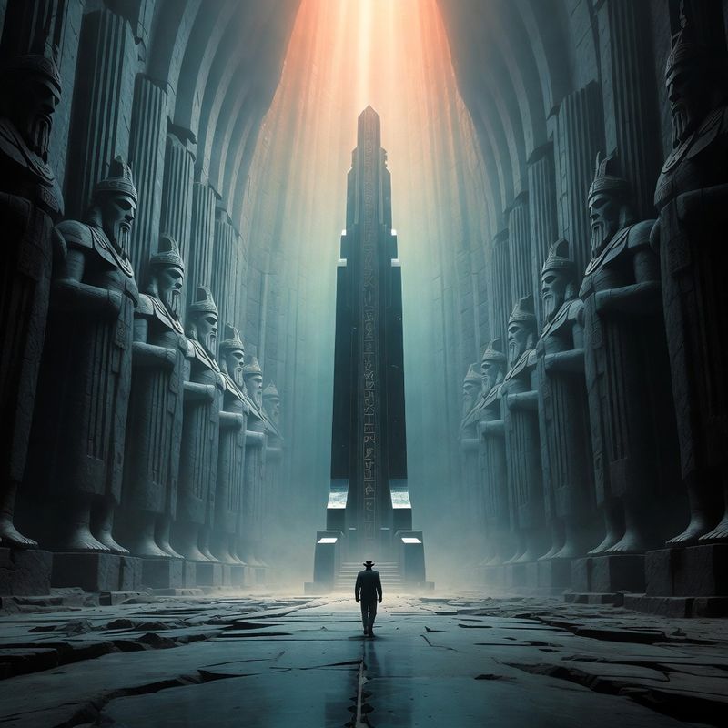 illustrations-landscape · Forgotten Dwarven Throne Hall Abandoned For Centuries Colossal