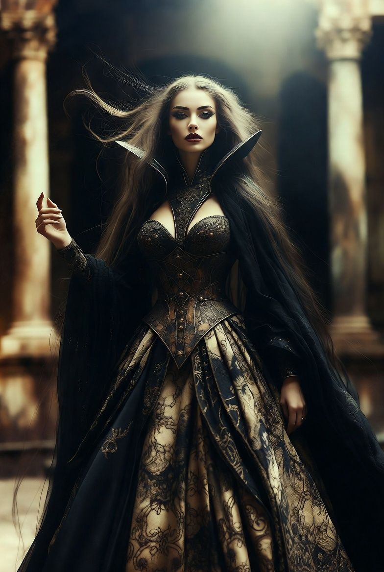illustrations-fantasy-sorcery · beautiful · sorceress · helmut