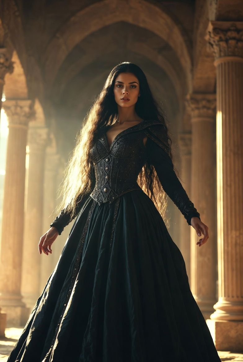 illustrations-fantasy-sorcery · beautiful · sorceress · helmut