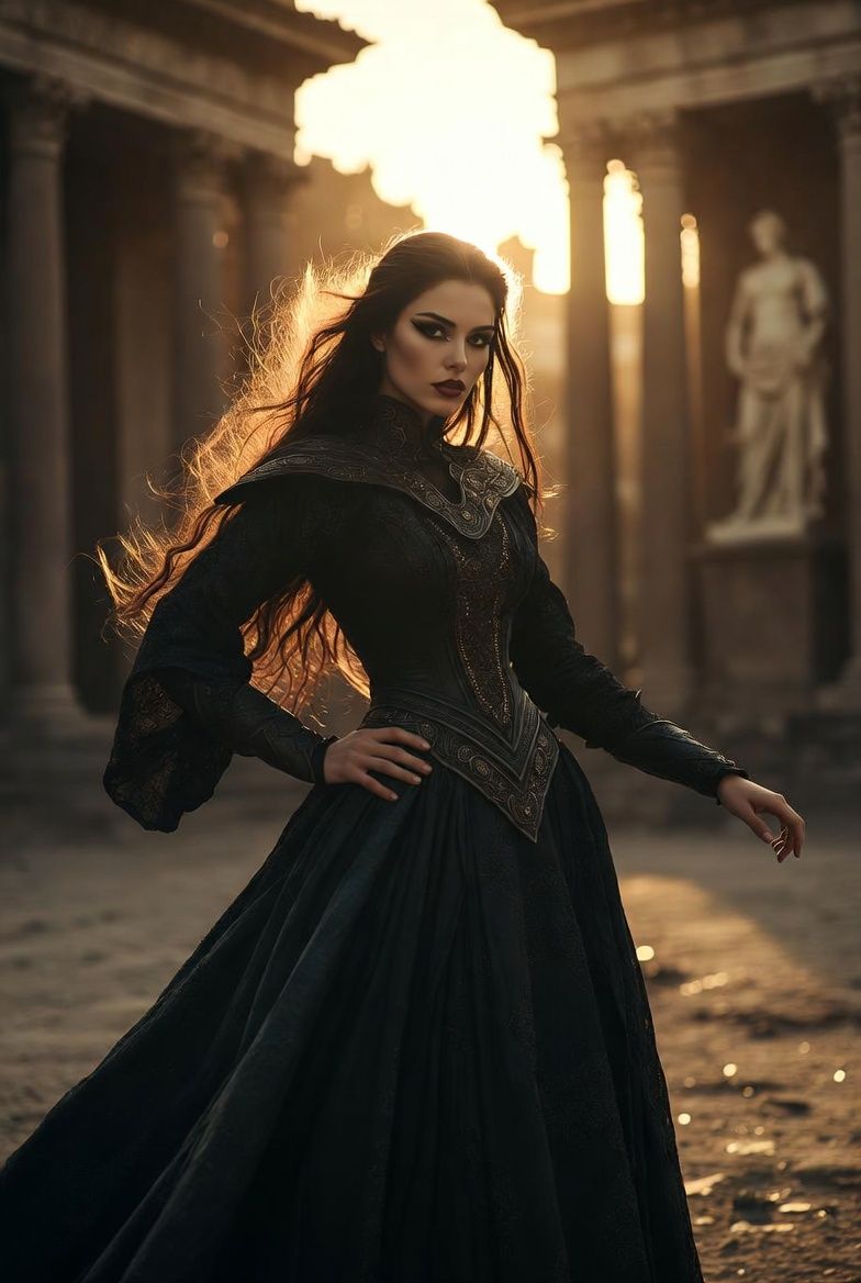 illustrations-fantasy-sorcery · beautiful · sorceress · helmut