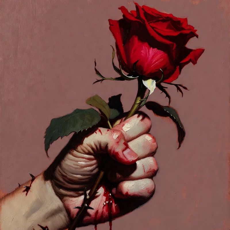 artistic-general · Rose Through the Fist