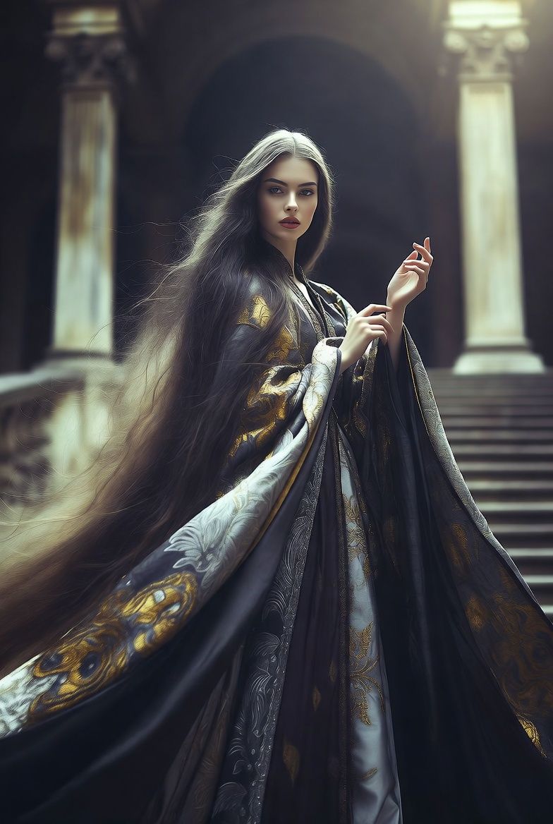 illustrations-fantasy-sorcery · beautiful · sorceress · helmut