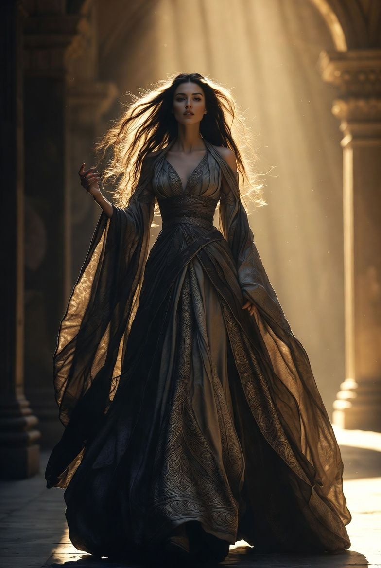 illustrations-fantasy-sorcery · beautiful · sorceress · helmut