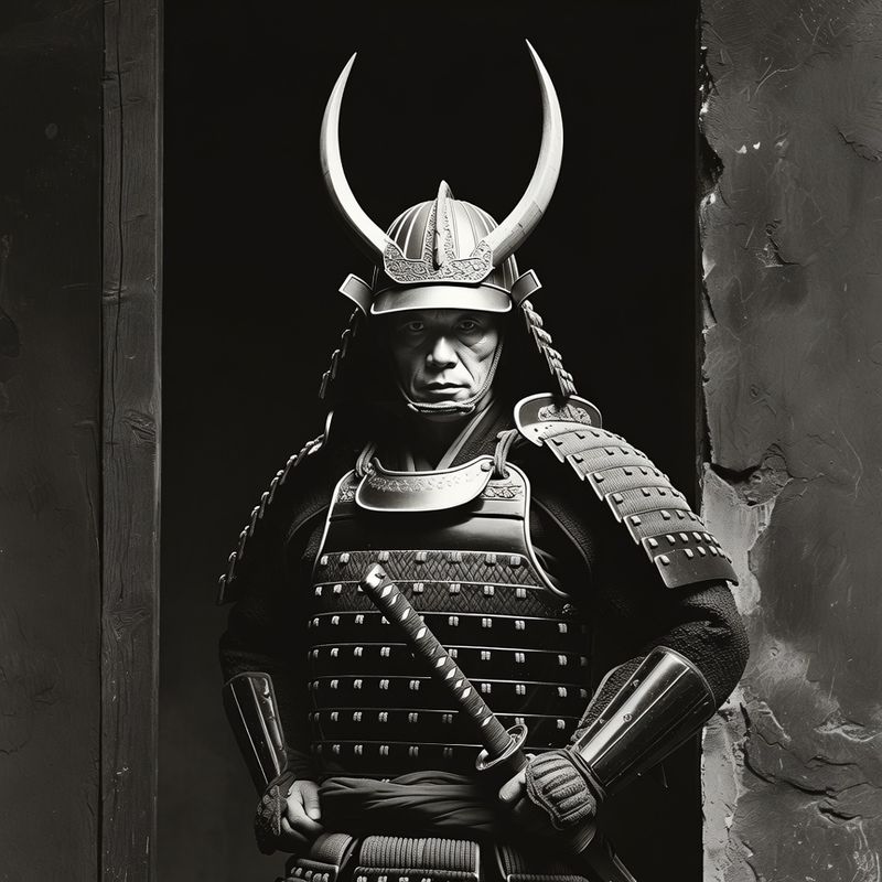 photos-sports-editorial · Helmut Newton Style — Samurai