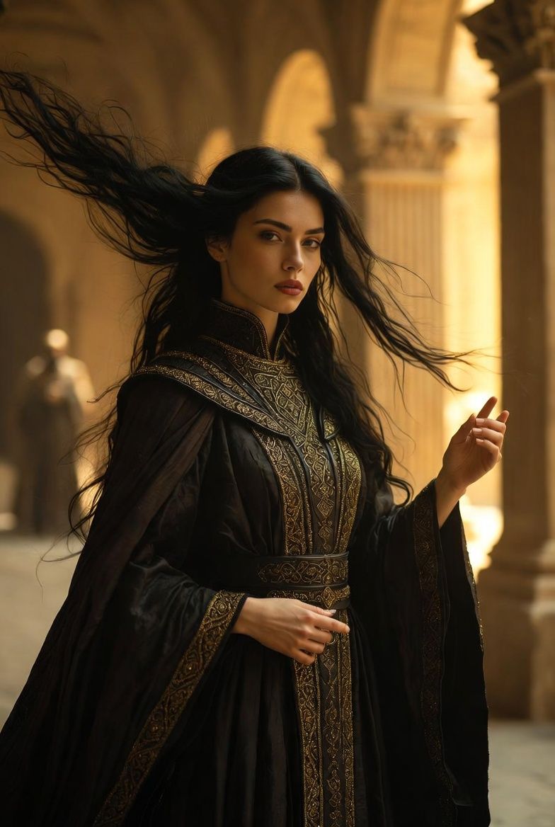 illustrations-fantasy-sorcery · beautiful · sorceress · helmut