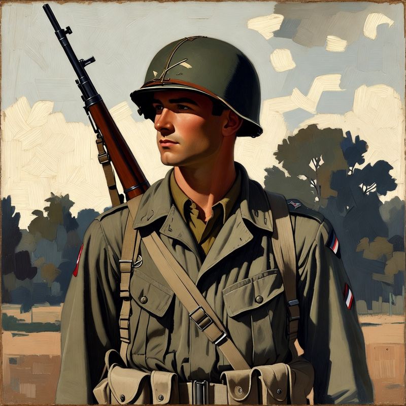 photos-sports-editorial · Norman Rockwell Style — Soldier