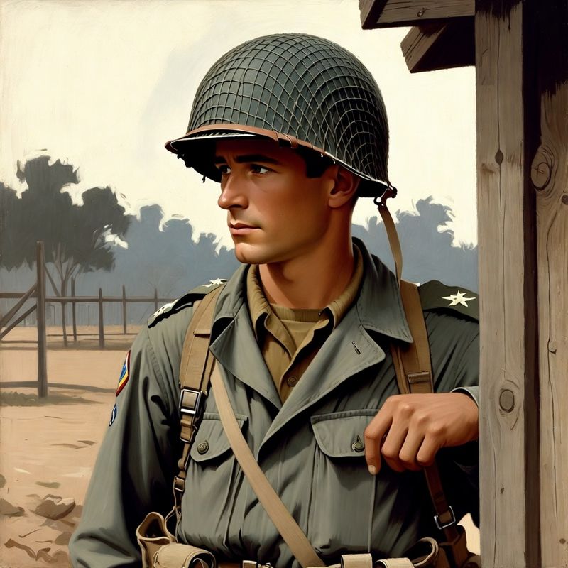 photos-sports-editorial · Norman Rockwell Style — Soldier