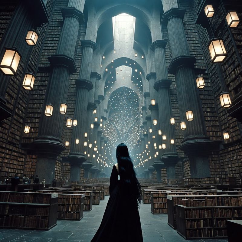 illustrations-fantasy-royalty · Elegant Woman With Raven Black Hair Standing Inside