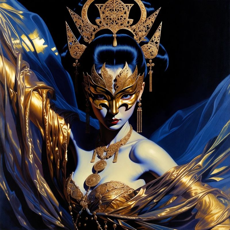 photos-sports-editorial · Norman Rockwell Style — Samurai Queen