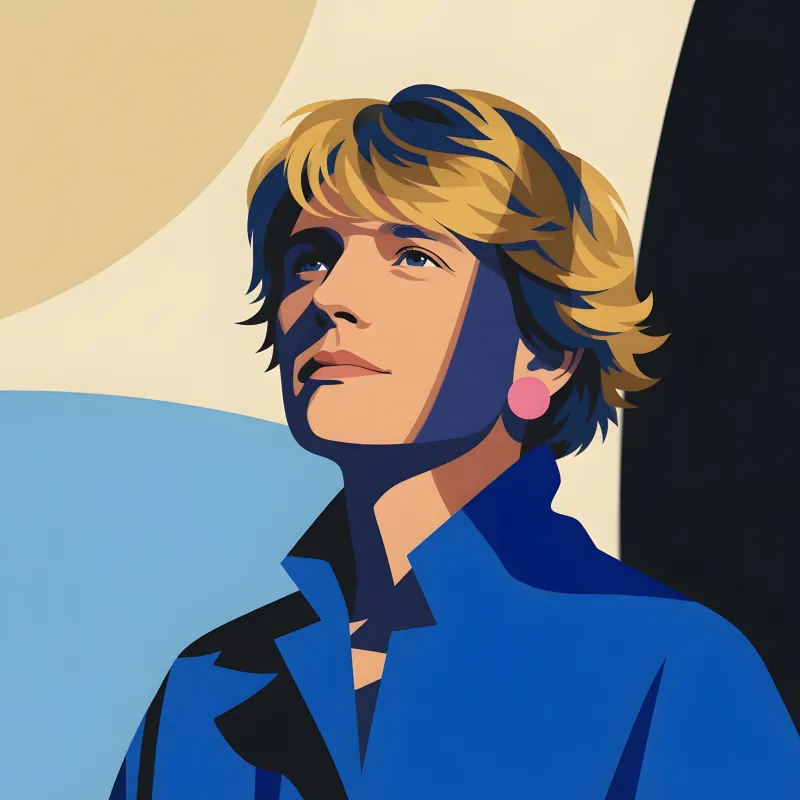 portraits-studio · Popstar In The Style Of David Hockney Stark