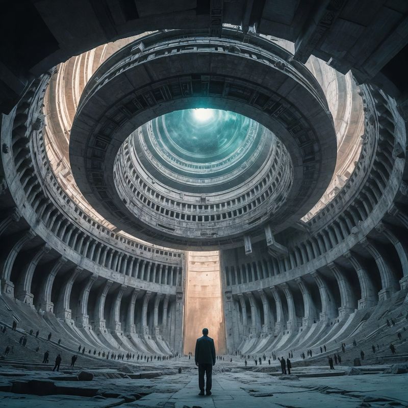illustrations-landscape · Celestial Observatory Built By Ancient Star Mages Enormous