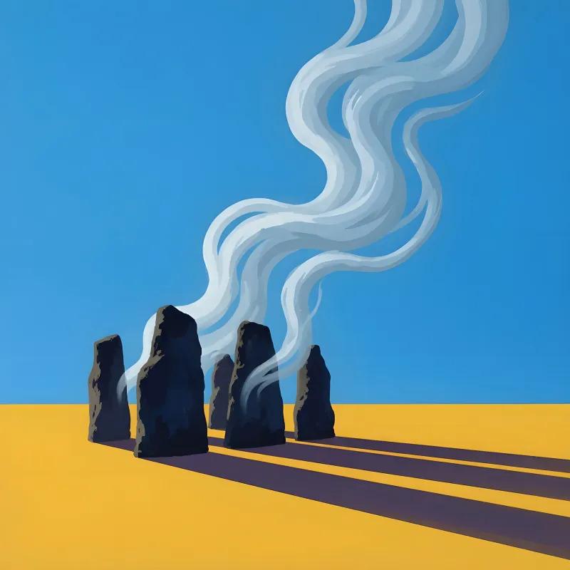 illustrations-fantasy-sorcery · The Smoke Of The Druids In The Style