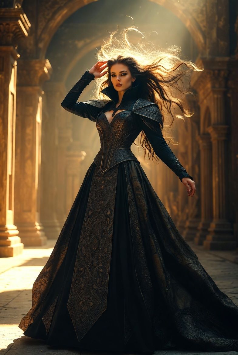 illustrations-fantasy-sorcery · beautiful · sorceress · helmut