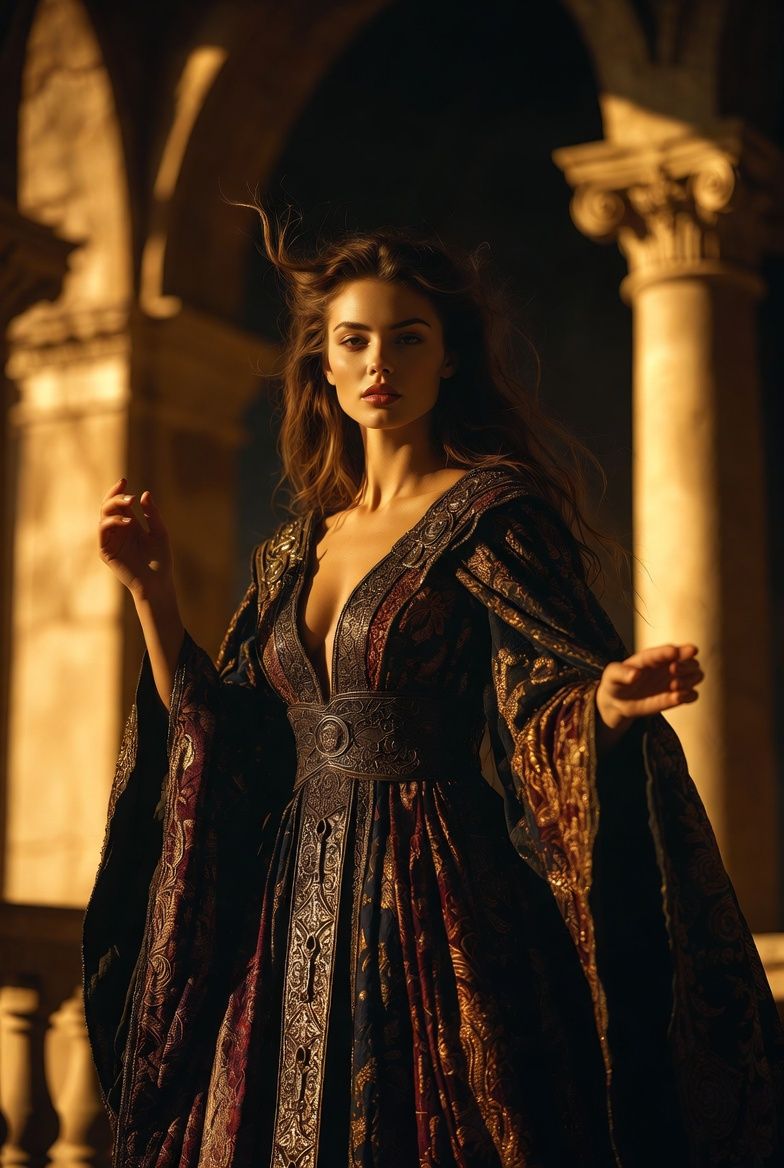 illustrations-fantasy-sorcery · beautiful · sorceress · helmut