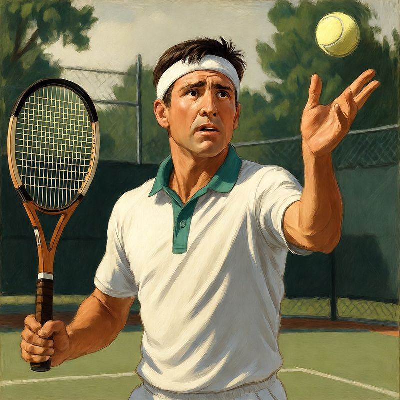 photos-sports-editorial · Norman Rockwell Style — Tennis Player