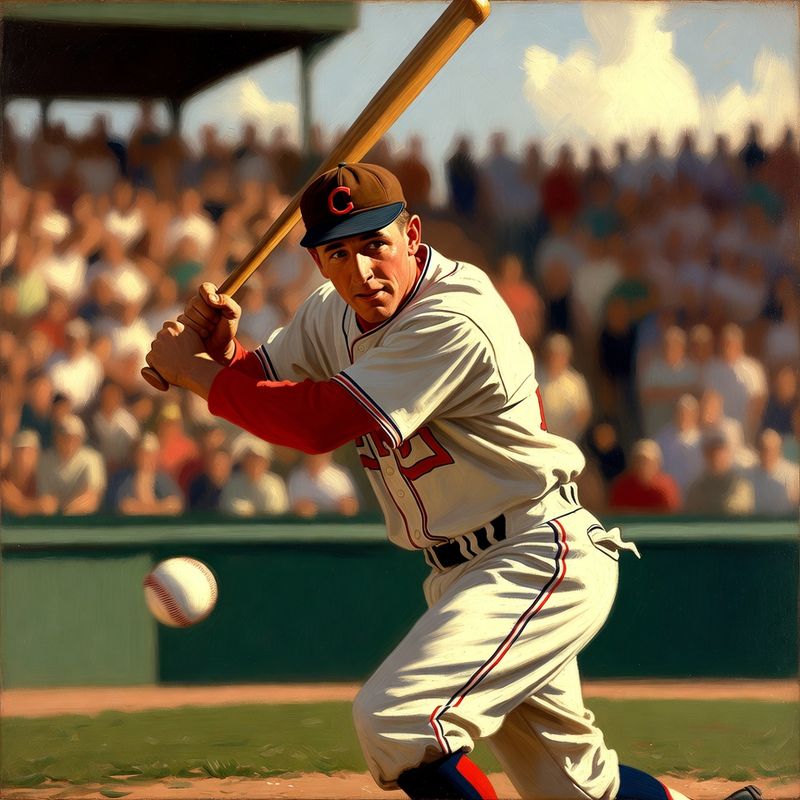 photos-sports-editorial · Norman Rockwell Style — Baseball Player