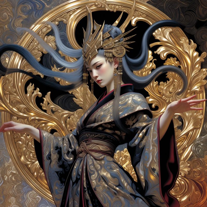 photos-sports-editorial · Norman Rockwell Style — Samurai Queen